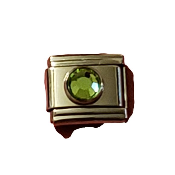 August Circle 9mm charm for Italian Charm Bracelet, Unisex - Picture 1 of 1